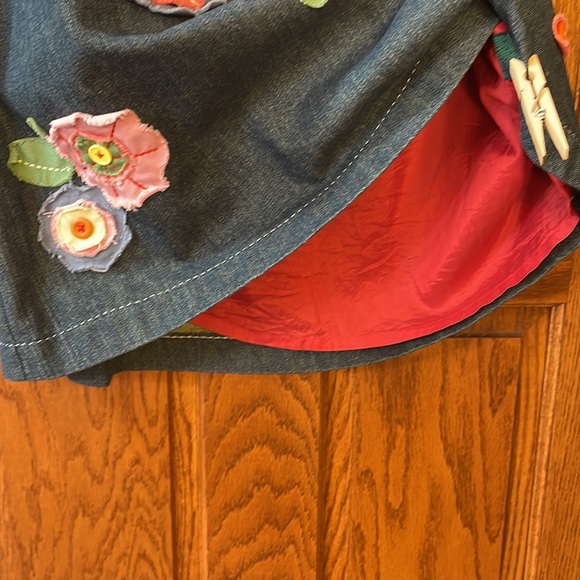 Classic BODEN skirt 8 denim with FABULOUS appliqué accents EXCELLENT condition - Picture 15 of 15